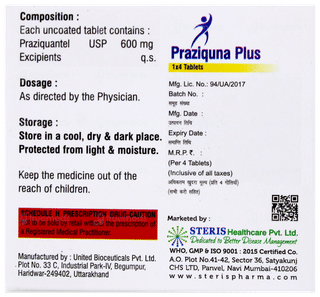 Praziquna Plus Tablet 4